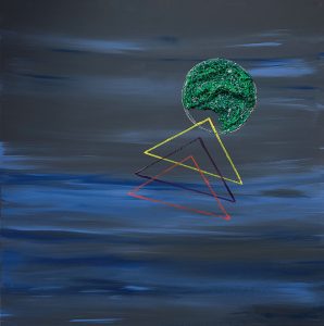 STONEHENGE - Tecnica mista su tela cm 100x100 - Feofeo 2011