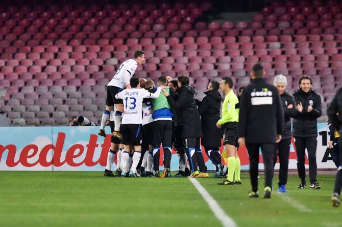 Coppa Italia, l’Atalanta vince a Napoli e vola in semifinale