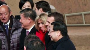 francese Macron visita la Città proibita