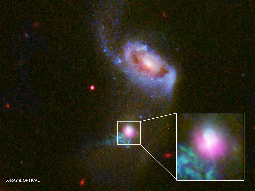 Telescopio Chandra vede “merenda” buco nero e successivi “rutti”
