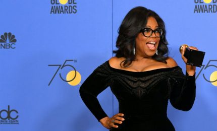 Oprah Winfrey e il #metoo ai Globes, forse corsa verso presidenza
