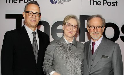 Spielberg, Meryl Streep e Tom Hanks a Milano per "The post"