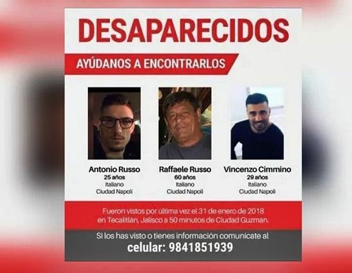 Messico, tre italiani scomparsi. Indagine Procura