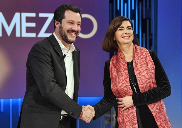 Salvini-Boldrini, faccia a faccia ruvido in tv
