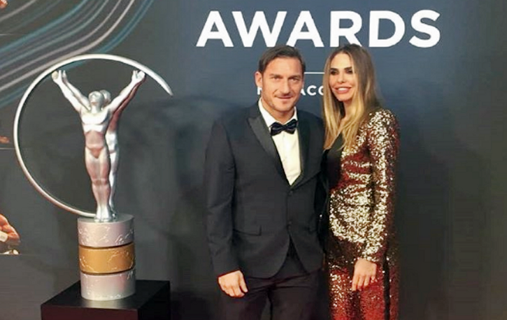 Laureus Awards di Montecarlo, a Totti premio alla carriera