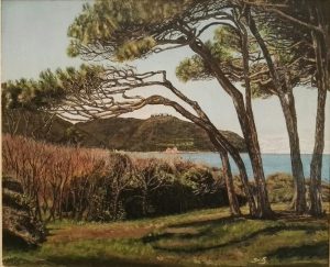 Baratti - acrilico su tavola composta 60x40