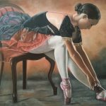 Dietro le quinte-pastello su cartoncino-65x50 cm