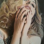 Passione-Pastelli su cartoncino-50x35 cm