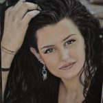 Francesca - pastello e carbothello su pastelmat