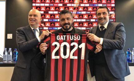 Gattuso rinnova su Facebook contratto con il Milan fino al 2021