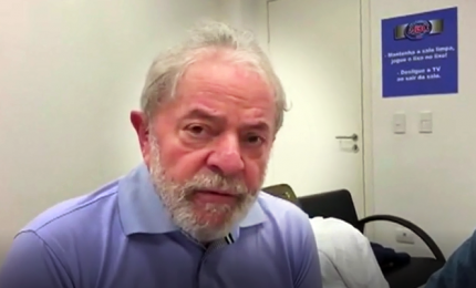 Parla dal carcere l'ex presidente Lula: sono innocente. E' condannato a 12 anni
