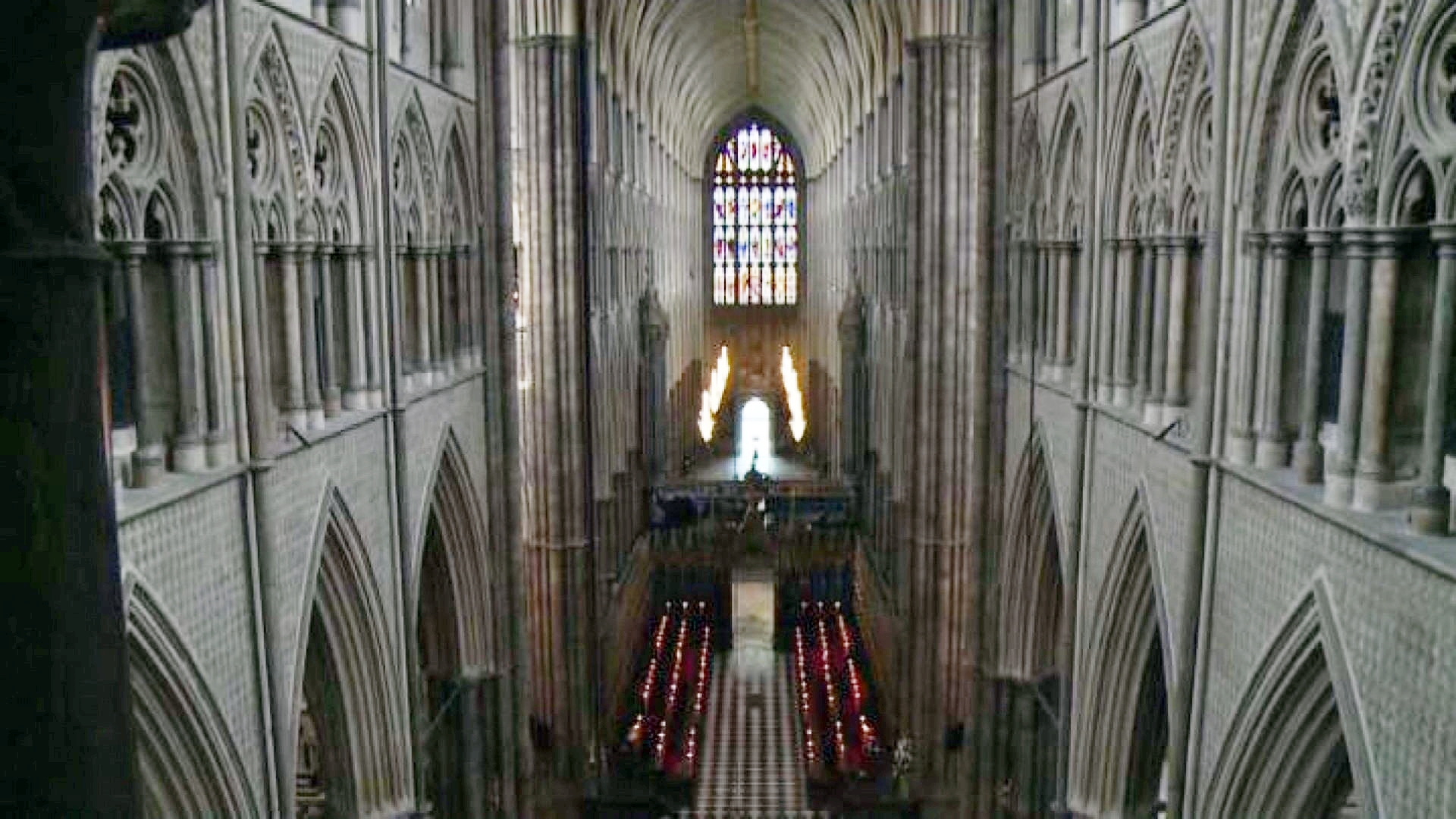 affaccio sulle navate di Westminster
