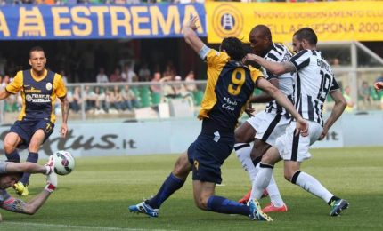 Calcio serie A, Juventus-Verona anticipata a sabato 19 maggio alle 15