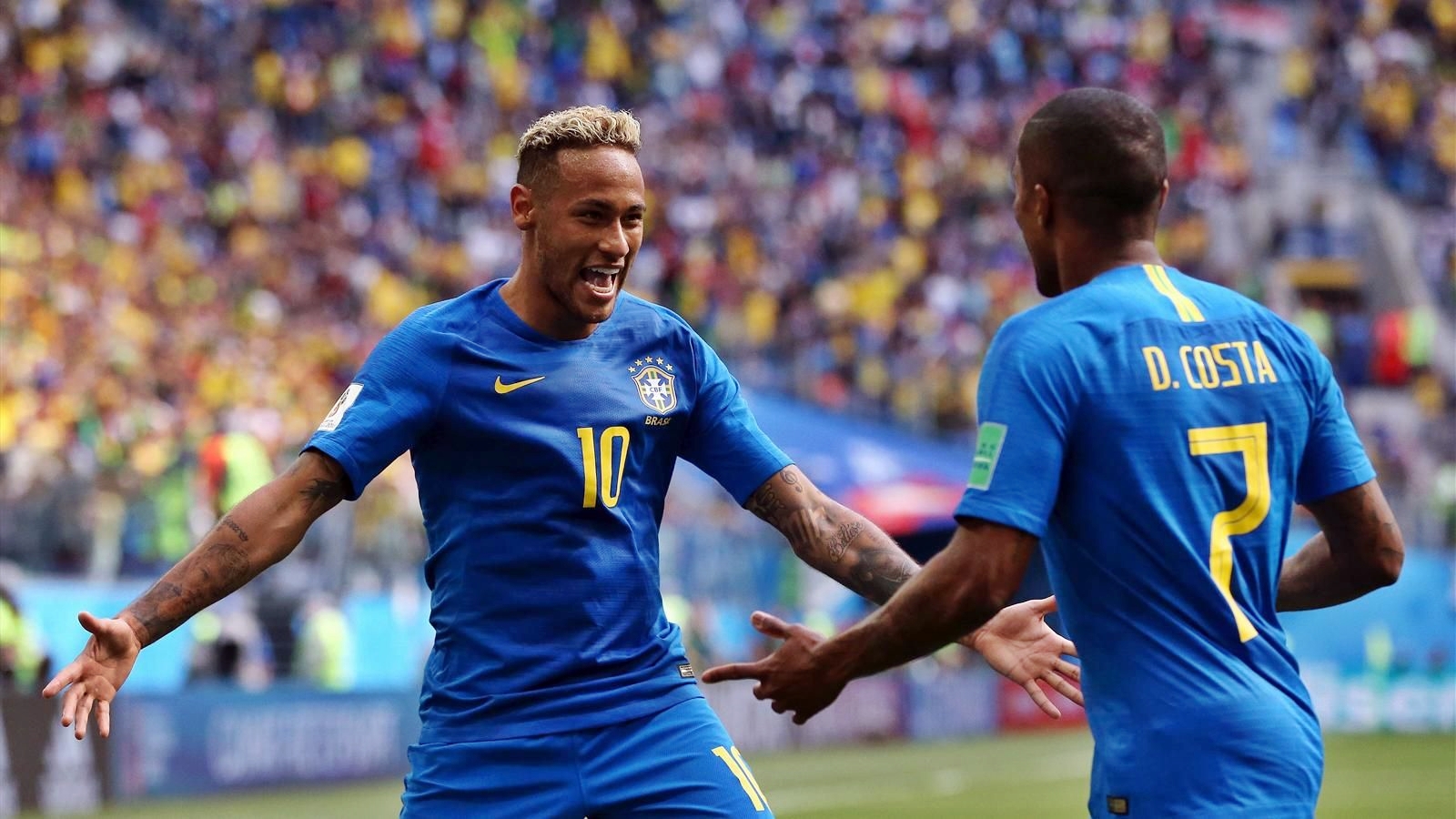 Il Brasile batte il Costa Rica 2-0, ma quanta fatica