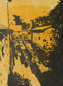 Mulino vecchio - olio su tela