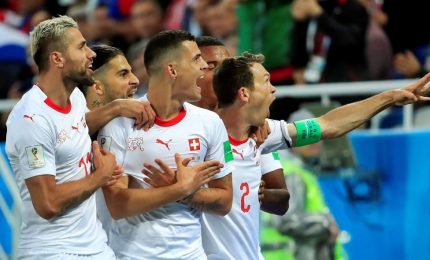 Serbia-Svizzera 1-2, esultanza politica dei kosovari