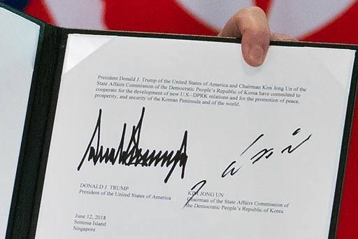 Summit Trump-Kim, il testo della dichiarazione congiunta
