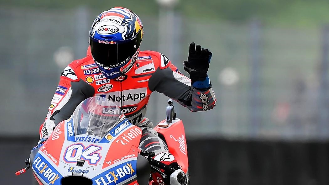 Test Valentia, Dovizioso: “Giornata poco produttiva”. Petrucci: “Emozione”