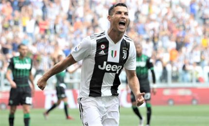 Doppietta di Ronaldo e la Juve manda ko il Sassuolo. CR7: "Attesa per il mio gol, importante è vincere"