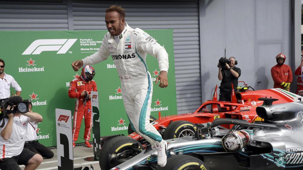 F1, vince Hamilton per la quinta volta a Monza. Raikkonen 2°, poi Bottas e Vettel