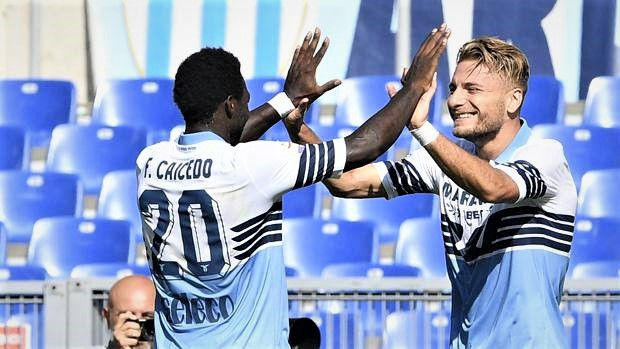 La Lazio va, Immobile-Caicedo affondano Genoa