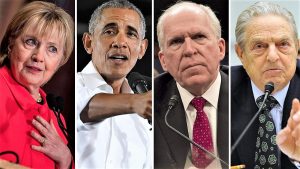 Hillary Clinton, Barack Obama, John Brennan, George Soros