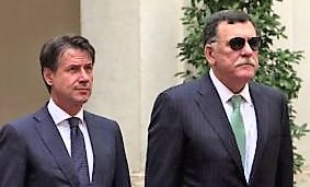 Libia, Conte riceve Fayez al Serraj a Palazzo Chigi