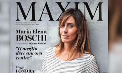 Maria Elena Boschi sulla cover di Maxim: "Mi sono messa in gioco"