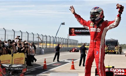 Acuto Ferrari, Raikkonen rinvia festa Hamilton