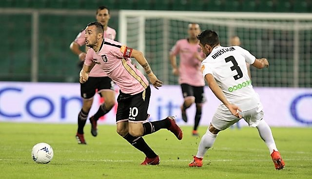 Carpi-Palermo 0-3, i rosanero al secondo posto