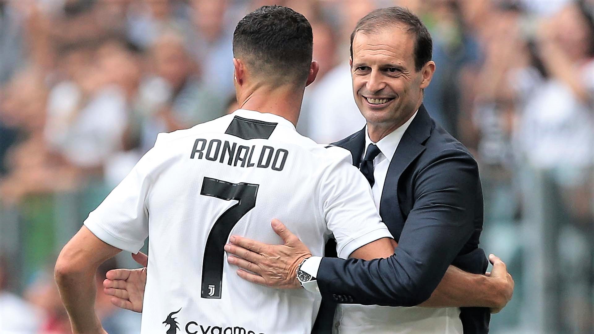 Allegri: “Ronaldo sarà in panchina, per una volta guarderemo partita assieme”