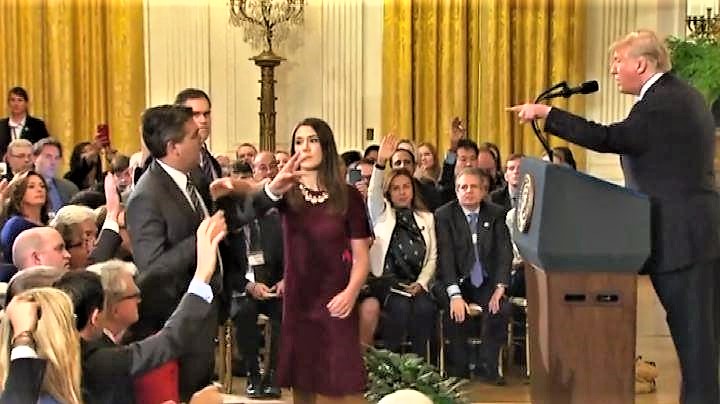 Scontro con Cnn, Trump