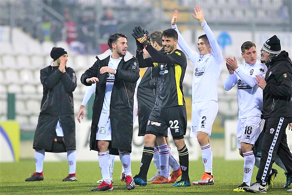 Trova stadio chiuso, Pro Vercelli vince a tavolino