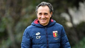 Cesare Prandelli. allenatore del Genoa