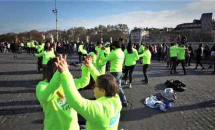 Flash mob a Roma per le persone con disabilità