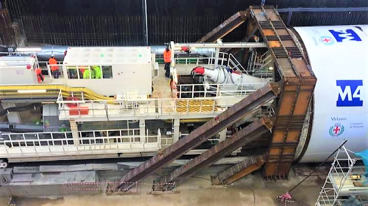 Partita la prima talpa che scava tunnel M4 nel centro di Milano