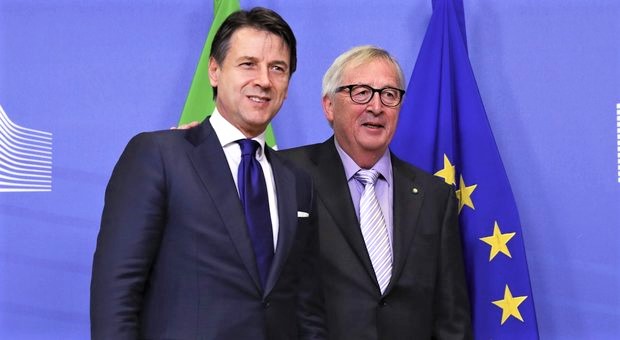 Conte a Juncker: deficit 2,04%, ma restano reddito di cittadinanza e quota 100