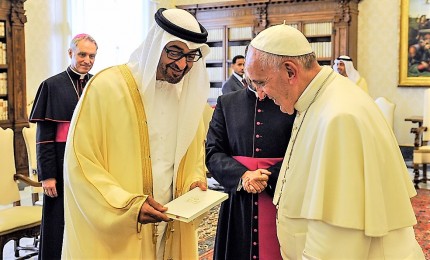 Pace e dialogo con islam, il primo Papa negli Emirati Arabi Uniti