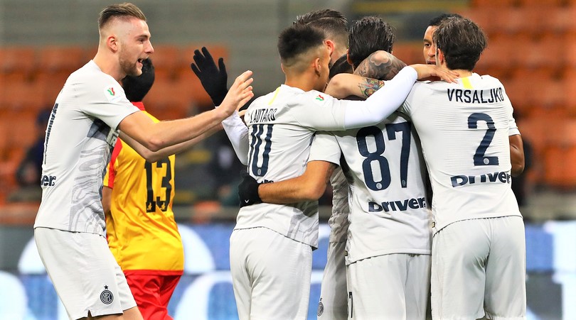 Goleada Inter, Benevento ko nel silenzio