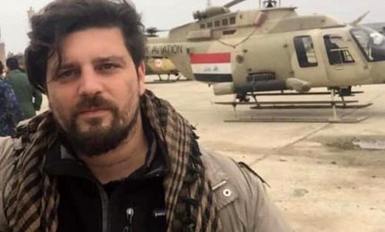 Il rientro di Micalizzi in Italia, fotoreporter ferito in Siria