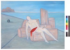 SAN SEBASTIANO 2014 olio su tela cm 120x90