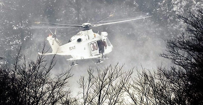 Elicottero cade in parco nazionale, 5 morti