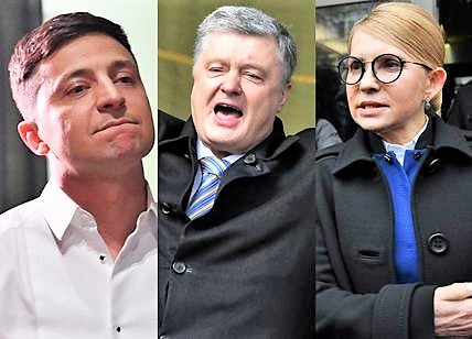 Ucraina al voto, corsa a tre. Zelensky in testa, il comico anti-establishment