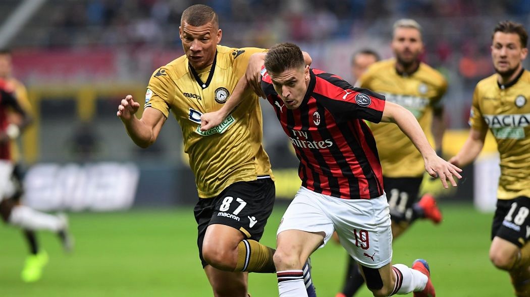 Milan-Udinese 1-1, Piatek non basta a uscire dalla crisi