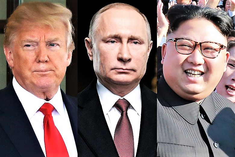 Trump, Putin, Kim.
