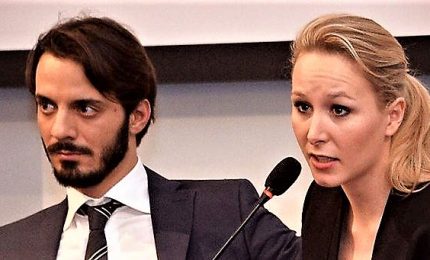 Marion Le Pen in visita in Calabria col fidanzato leghista