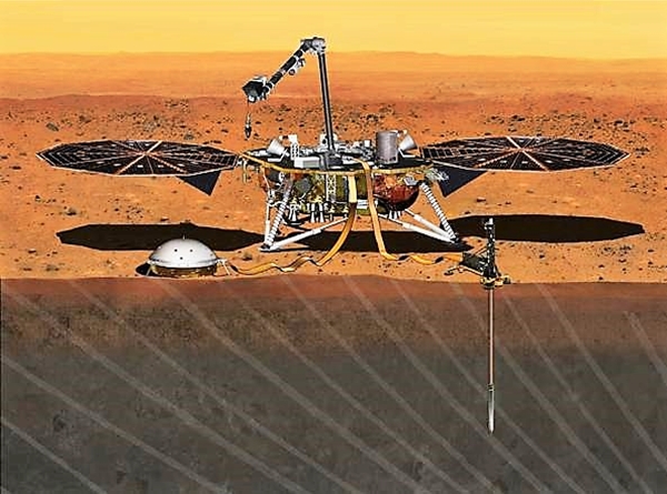 Marte, la sonda Insight della Nasa registra il primo sisma