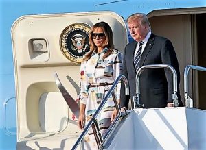 US President Trump and First Lady Melania visit Japan