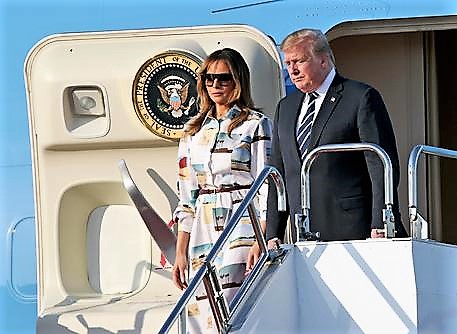 US President Trump and First Lady Melania visit Japan