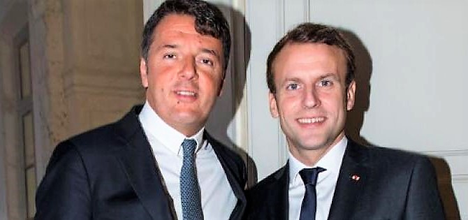 Renzi sostiene Macron per un Rinascimento Europeo